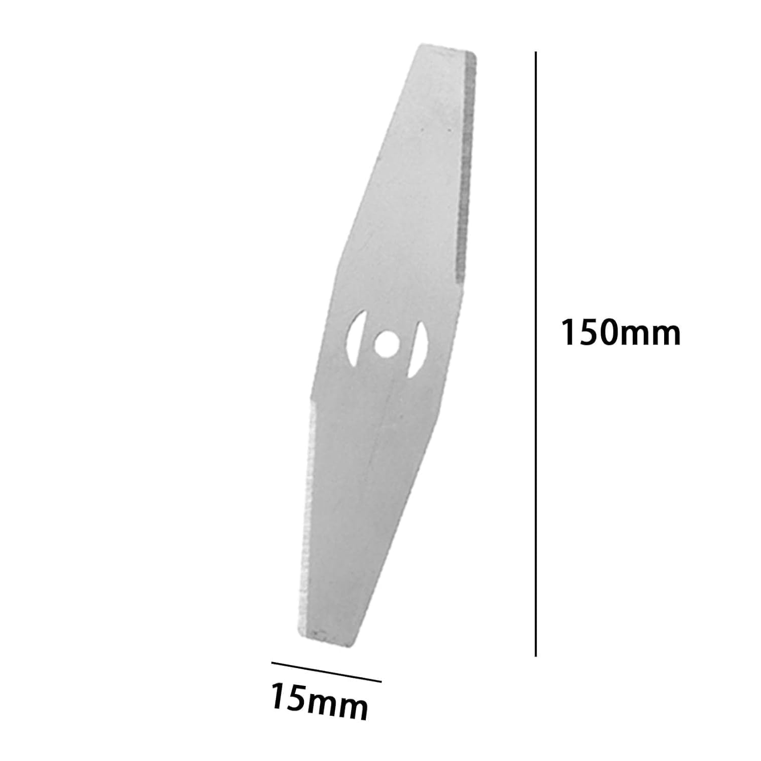 DASNDAS Saw/Platic Blade Steel Metal Head| Heavy Duty Blade for Grass Cutter | Diamond Cutting Teeth to Cut Grass, Weeds (METAL BLADES (2 PCS))