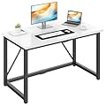 JUMMICO Scrivania 120 x 50 cm Scrivania per Computer, per Ufficio,Postazione Lavoro, Tavolo da Lavoro Piano di Lavoro, Adatta per l'ufficio o il Soggiorno