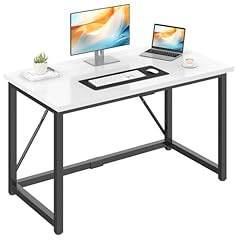 JUMMICO Scrivania 120 x 50 cm Scrivania per Computer, per Ufficio,Postazione Lavoro, Tavolo da Lavoro Piano di Lavoro, Adatta per l'ufficio o il Soggiorno