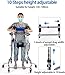 Walker Children with Cerebral Palsy, Portable Medical Walker for Disabled Adults/Seniors Rehabilitation Training Walking Frame with Height Adjustable Mobility Aids Walkerlue(Walker for Seniors)