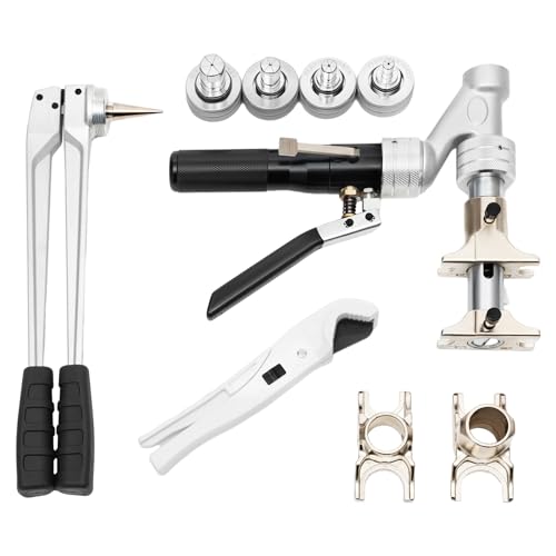 3T Hydraulische Schiebehülsenwerkzeug 16-32mm Presszangenwerkzeug Hydraulik Presszange Rohrschneider Zange, Presswerkzeug Aufweitzange Rohre Press Crimp Schiebehülse Werkzeug für REHAU HIS 311