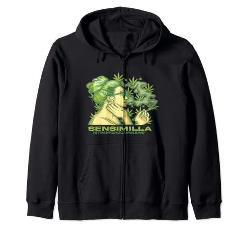 Sensmila Weed Gift Cannabis Médical Sweat à Capuche