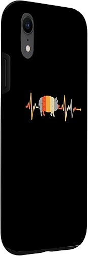 Vista 21 de iPhone 12 mini heartbeat pig farmer pig farmer heart line Case