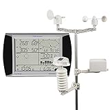 PCE Instruments PCE-FWS 20 Weather Station, for Meteorological Monitoring, Features Touch Screen, Measures with 5 Sensors, Along with a Mast for Easy Installation