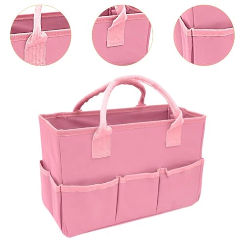 Teacher Helper Tote Bag, with Pockets Gardening Organizer Tote for Books Travel3