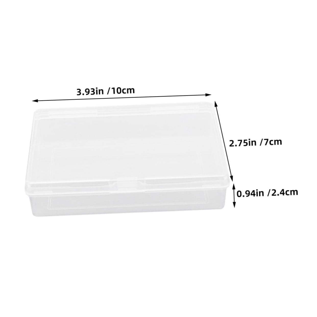 WOONEKY 12pezzi Scatole Trasparenti in Plastica Vuote Per Carte Da Gioco Custodia Carte Plastica Contenitore Per Trasparente Organizer Per Scatole Da Poker