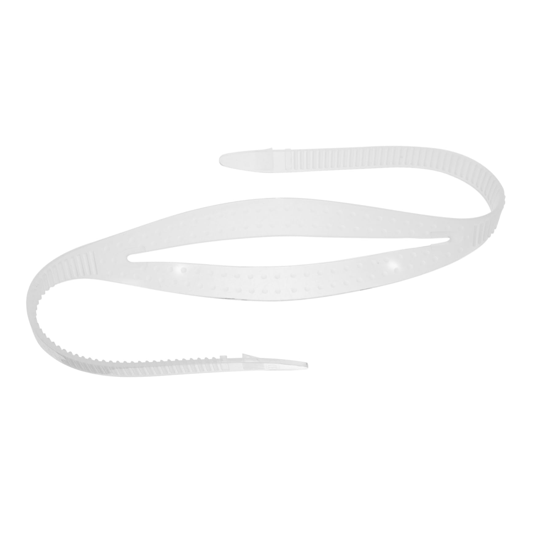 Mikinona Silicone Goggle Head Bands Durable and Flexible Replacement Strap for Swimming Goggles Transparent for Adult Swim Use Prevents Goggles From Falling Off