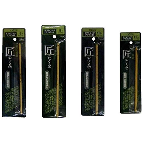 クロバー 「匠」ダブルフックアフガン針 15cm ■2種類の内「6号・54-916」を1点のみですのサムネイル