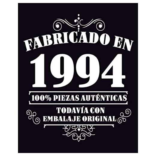 Fabricado en 1994 Todavia Con Embalaje Original: 27 años de regalo de cumpleaños personalizado | Diario en blanco para escribir regalo perfecto para cumpleaños / 120 páginas / 8x10 pulgadas