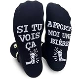 YLYDMY Chaussettes Humour, Rigolotes,Nouveauté Lettres Cadeau pour Chaussette Drôle ﻿