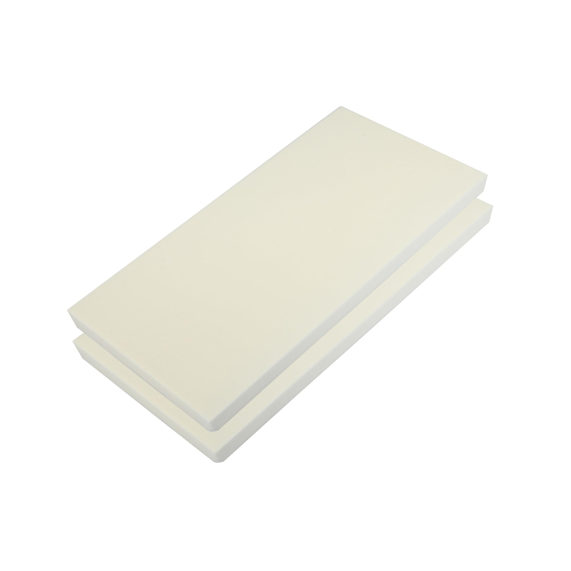 A ABSOPRO 400x200x20mm 2pcs Car Garage Wall Guard Door Bumper Protector White Item Replacement, 15.75"x7.87"x0.79"(L*W*H)
