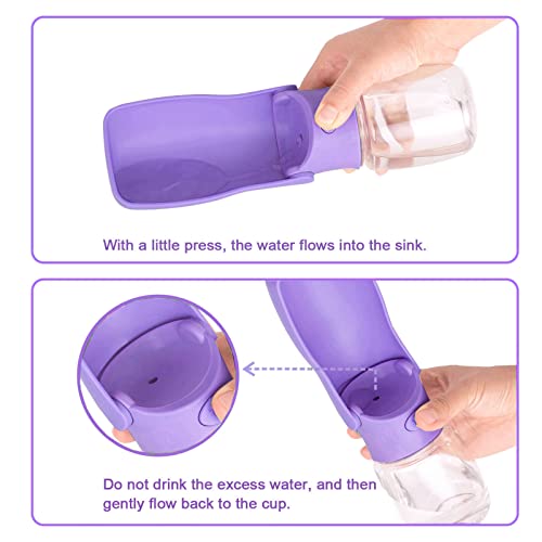 Comtens Dog Water Bottle Portable - Leak Proof Foldable Dog Water Dispenser For Pets, Puppy Water Bottle Bowl Drink Cup Summer Accessories For Outdoor Walking Hiking Traveling(Bpa Free) #TOP3