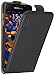 Produktbild mumbi Echt Leder Flip Case kompatibel mit Samsung Galaxy A5 2017 Hülle Leder Tasche Case Wallet, schwarz