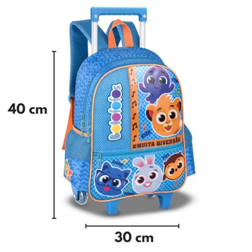 Mochila de Rodinhas Infantil Bolofofos