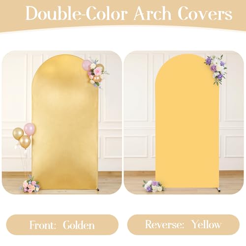Funda para Arco Fondo Dorado 7.2FT para Eventos miniatura 4