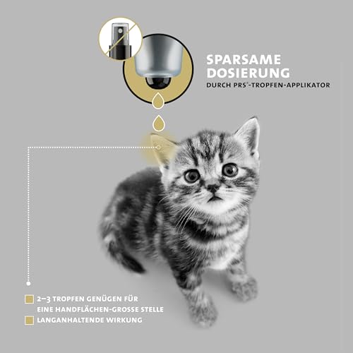 Peticare Anti-Parasiten Mittel für Katzen-Ohren | Gegen Ohrmilben Räude Pilze | lindert Juckreiz & fördert Regenerationsprozess | einzigartiges PRS® System für Lange Wirkung - petCat Health 3011