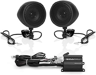 Boss Audio Systems MCBK420B Motorcycle Bluetooth Speaker System - Class D Compact Amplifier