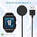 MoKo Charger Compatible with Gabb Watch 3/3e, Portable Magnetic Charger Dock with 3.3 ft/1 m USB Charging Cable for Gabb Watch 3/3e, Black