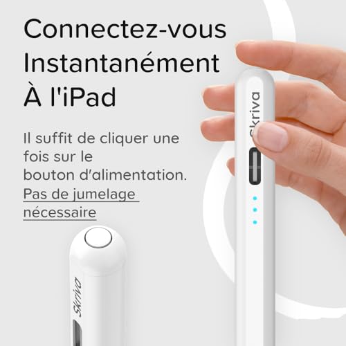Stylet tactile iPad charge rapide USB-C avec indicateur - 6