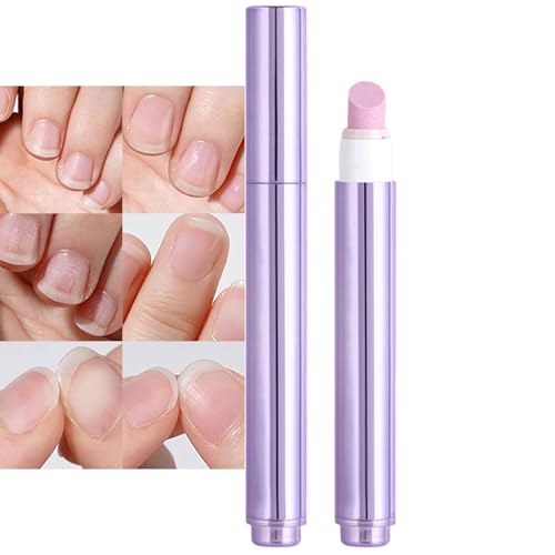 Lápiz reparador de uñas dañado 3 en 1, lápiz para el cuidado de las uñas, lápiz de aceite para cutículas, lápiz para el cuidado de uñas y endurecedor de uñas con punta de cerámica, para uñas secas