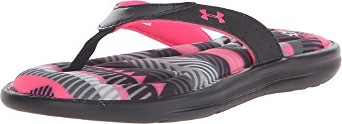 Under Armour Women's Marbella Tropic Sandal Black/Graphite/Harmony Red Size 6 M US Under Armour Women's Marbella Tropic Sandal Black/Graphite/Harmony Red Size 6 M US
