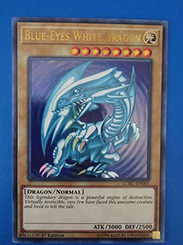 Questo è di ultra rarità. YU-GI-OH! Blue Eyes White Dragon - Ultra raro - 1a edizione - Gioco di carte da collezione singolo