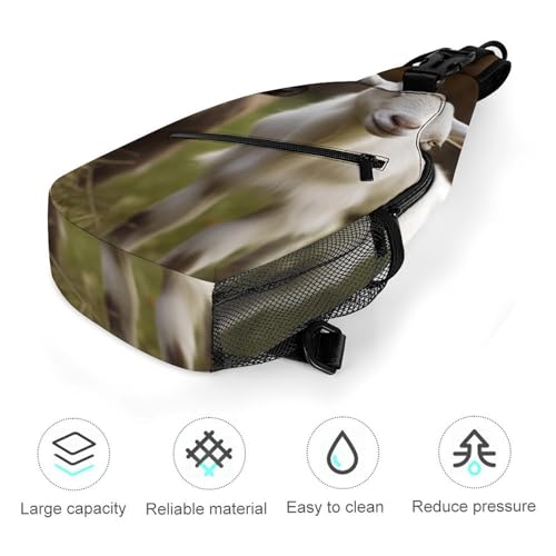 Cute Goat mochila bandolera deportiva para senderismo miniatura 5