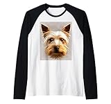 Splendido simpatico cucciolo di Yorkshire Terrier Floating Head Portrait è un bellissimo design artistico per qualsiasi amante dei cani. Un tema amante dello Yorkshire Terrier e amante dei cani. Perfetto per gli amanti dello Yorkie, allevatori di terrier e qualsiasi casa di famiglia di cani terrier.