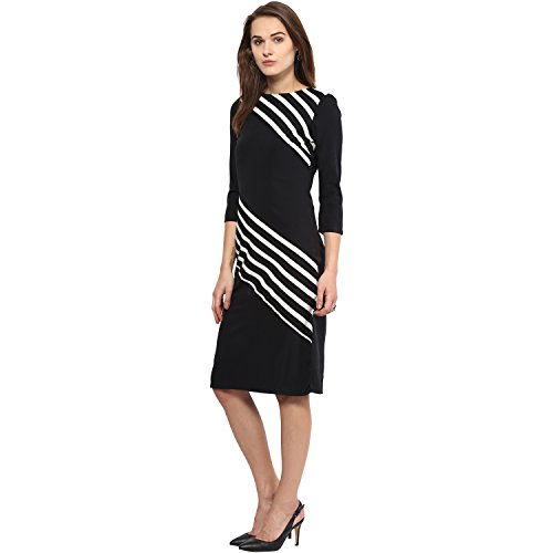 Image of Harpa Women's Synthetic A-Line Knee-Length Dress