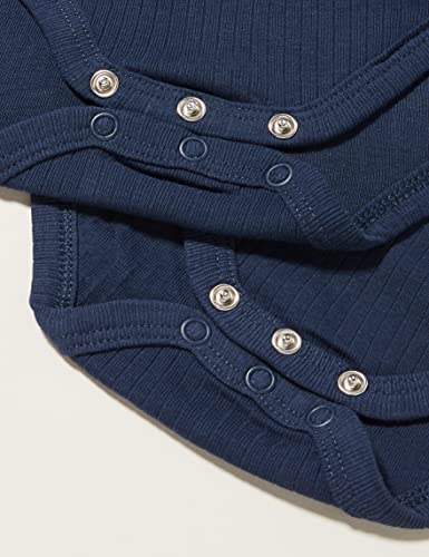 Care Baby Body Kurzarm aus gerippter Baumwolle (5er Pack), 5er Pack Dress Blues (772), 56|1-2 Months - Image 4