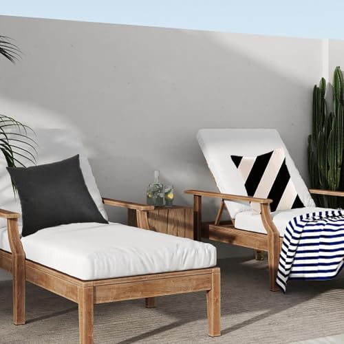 JazRvr Outdoor Kissen, 4er Set Outdoor Kissenbezug Wetterfest, Outdoor Kissen Mit Füllung, 40x40 cm, Schwarz Und Weiß, Für Garten, Balkon Und Wohnzimmer
