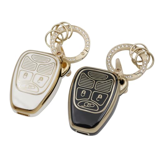 Coque de clé pour Jeep Grand Cherokee et Liberty protection antichoc optimale lot de 2