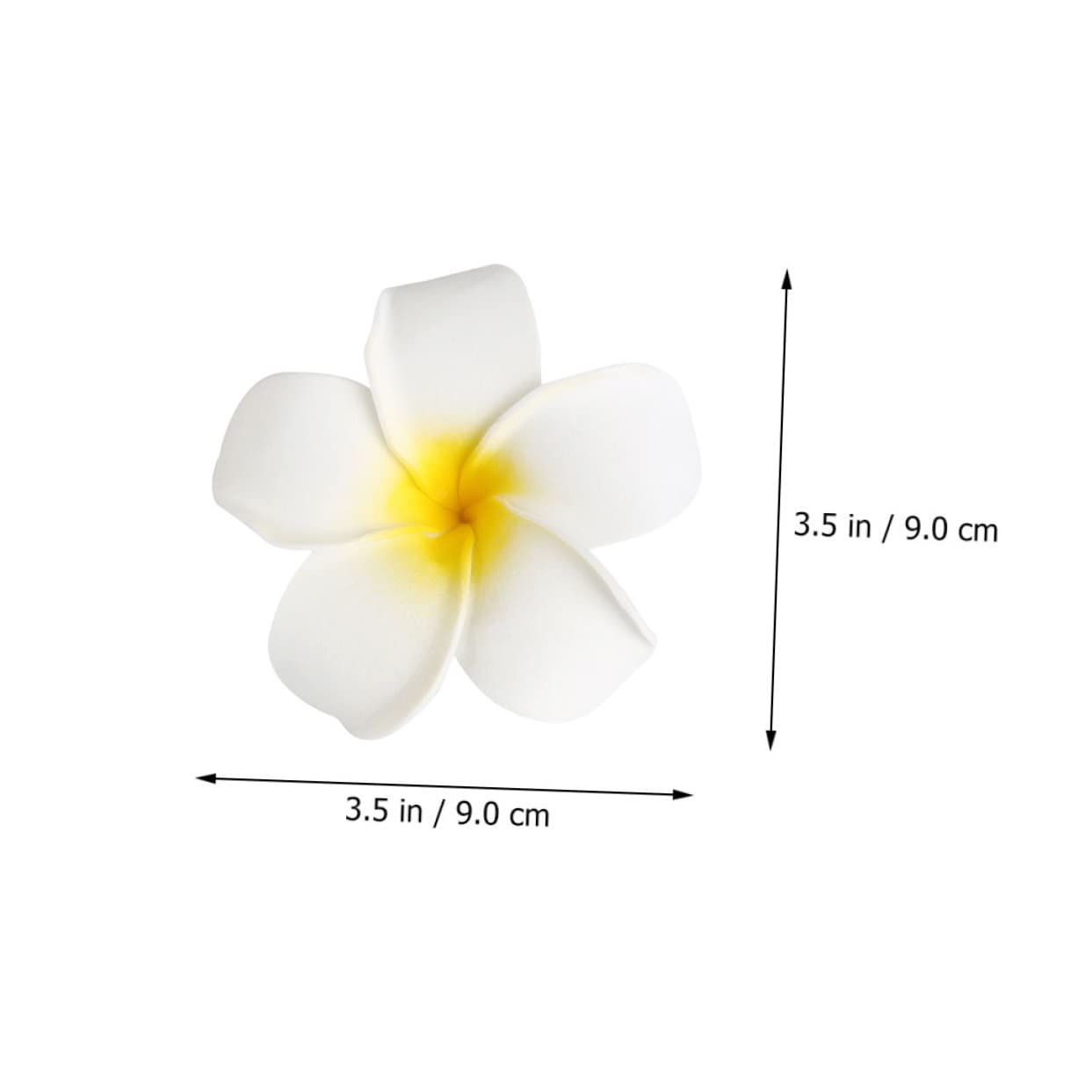 Garneck 5 Set Di Fermagli Per Con Fiori Di Plumeria Unici Forcine Alla Moda Per Donne Ragazze Accessori Per Da Festa Di Nozze 20 Pezzi*5
