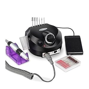 Nail Grinding Machine 35000RPM Electric Nail Drill Machine, Professional Efile Nail Drill Kit, Electric Nail File for Acrylic Nails Gel Nails for DIY Home or Salon Mani-Pedis