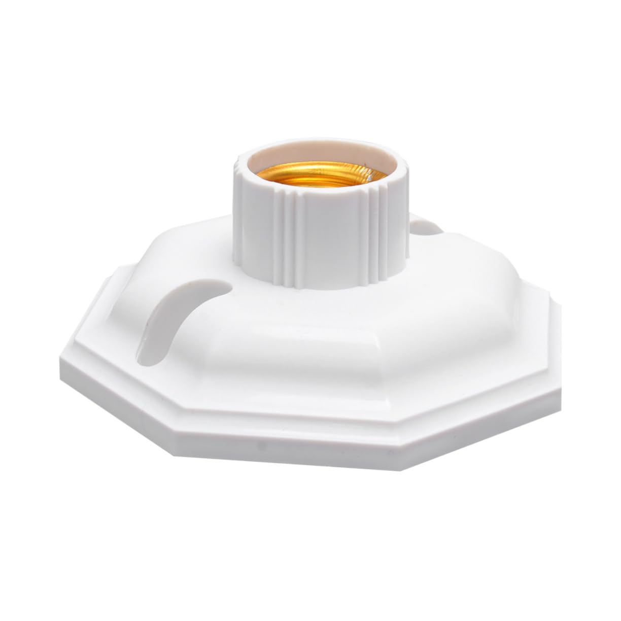 Gadpiparty 12 Pz portalampada adattatore per lampadina decorazioni per feste di Natale attacco base lampadina e27 attacco luce e27 base leggera lampade PRESA staffa bianca