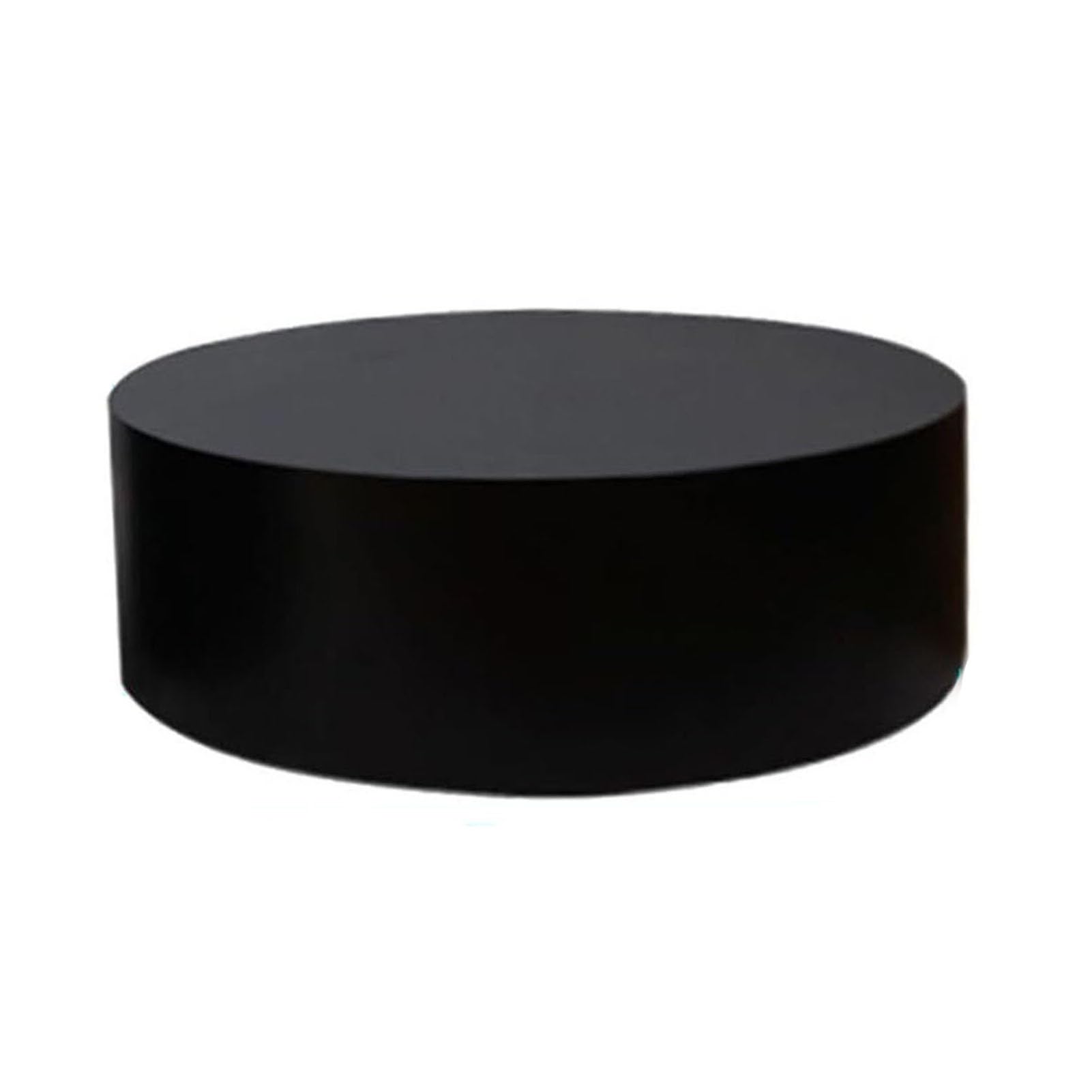 Round Display Pedestal Stand for Bridal Shops - Black 40x80cm Density Board Riser Ideal for Home Clothing Store