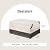 Bestalent Patio Furniture Covers Waterproof, Outdoor Rectangular Coffee Table Covers Heavy Duty, Fits up to 74L x 47W x 28H inches (Beige/Grey)
