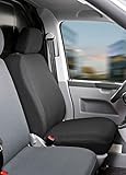 Hochwertige Walser Sitzbezüge - kompatibel mit Ihrem VW T5 Pritsche/Bus BJ 04/2003 - 06/2015, VW T5 Kasten BJ 04/2003 - Heute