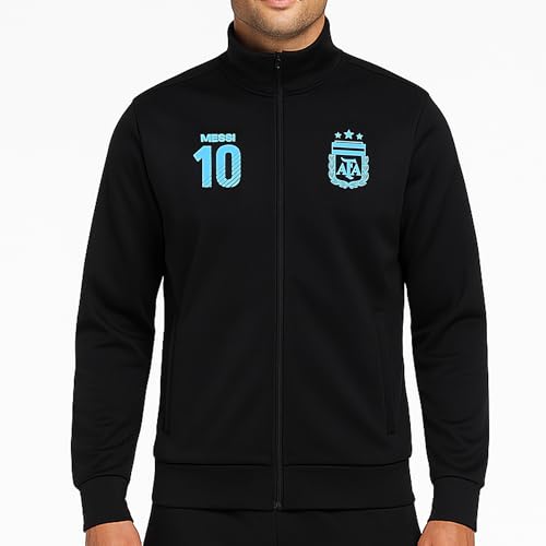 Image of Icon Sports Officially Licensed Argentine Football Association Lionel Messi Track Jacket - Unisex Adult