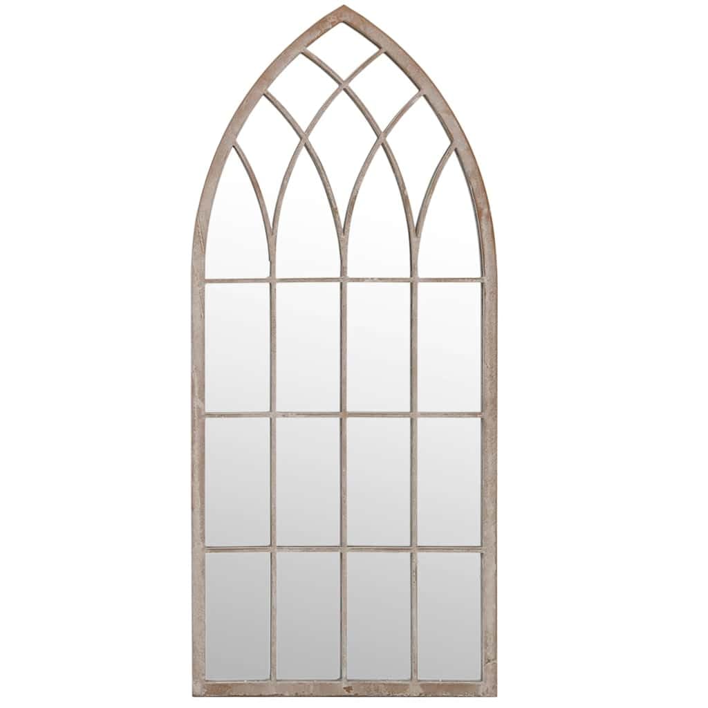 SYDE Lustro ogrodowe z rdzy żelaza 70x30 cm