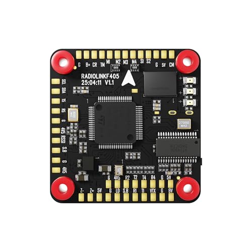 Radiolink F405 Flight Controller Open Source Betaflight FC, Built-in OSD, Support DJI & CADDX HD and Analog FPV Image Transmission Plug and Play, DSM/SBUS/TBS Crossfire/ELRS Support for Racing Drone, Quadcopter