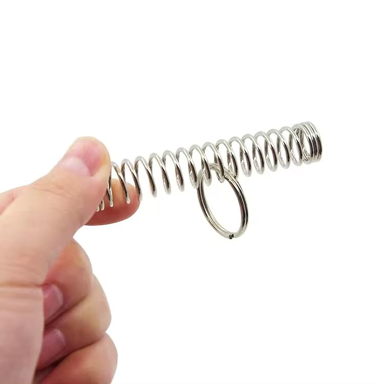 Magician'S Spring Puzzle Magic Trick | Magician's Close Up Ring on Silver Spring Magic Trick | The Magical Spring Ring Mastery | Brain Teaser Puzzle for adulds | Magic Tricks Items