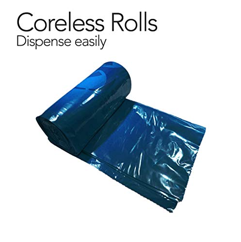 Resilia Heavy Duty Soiled Linen Bags - Hospital Waste Disposal, Laundry Bag, Trash Liner, Sanitary Storage, Dark Blue, 33 Gallon, 29X43 Inch, 25 Bags #TOP7