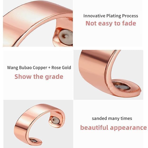 Pack of 1 Magnetic metal Ring Diabetes Control Blood Sugar Management Therapy Health Ring for Acupressure 3