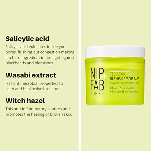 Nip+Fab Teen Skin Lekeli Ve Problemli Ciltler İçin Yüz Pedi 80ml