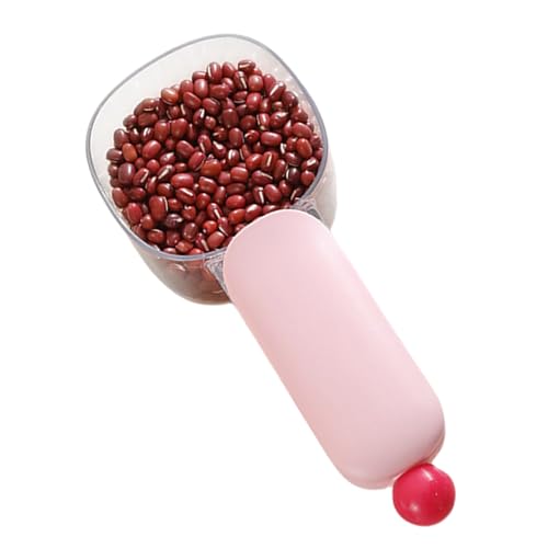 Vaso medidor de harina, con clip para bolsa, utensilio de cocina para cocinar, cuchara de porción de alimentos multifuncional, para el hogar, cocina, apartamento, hotel, cafetería, panadería