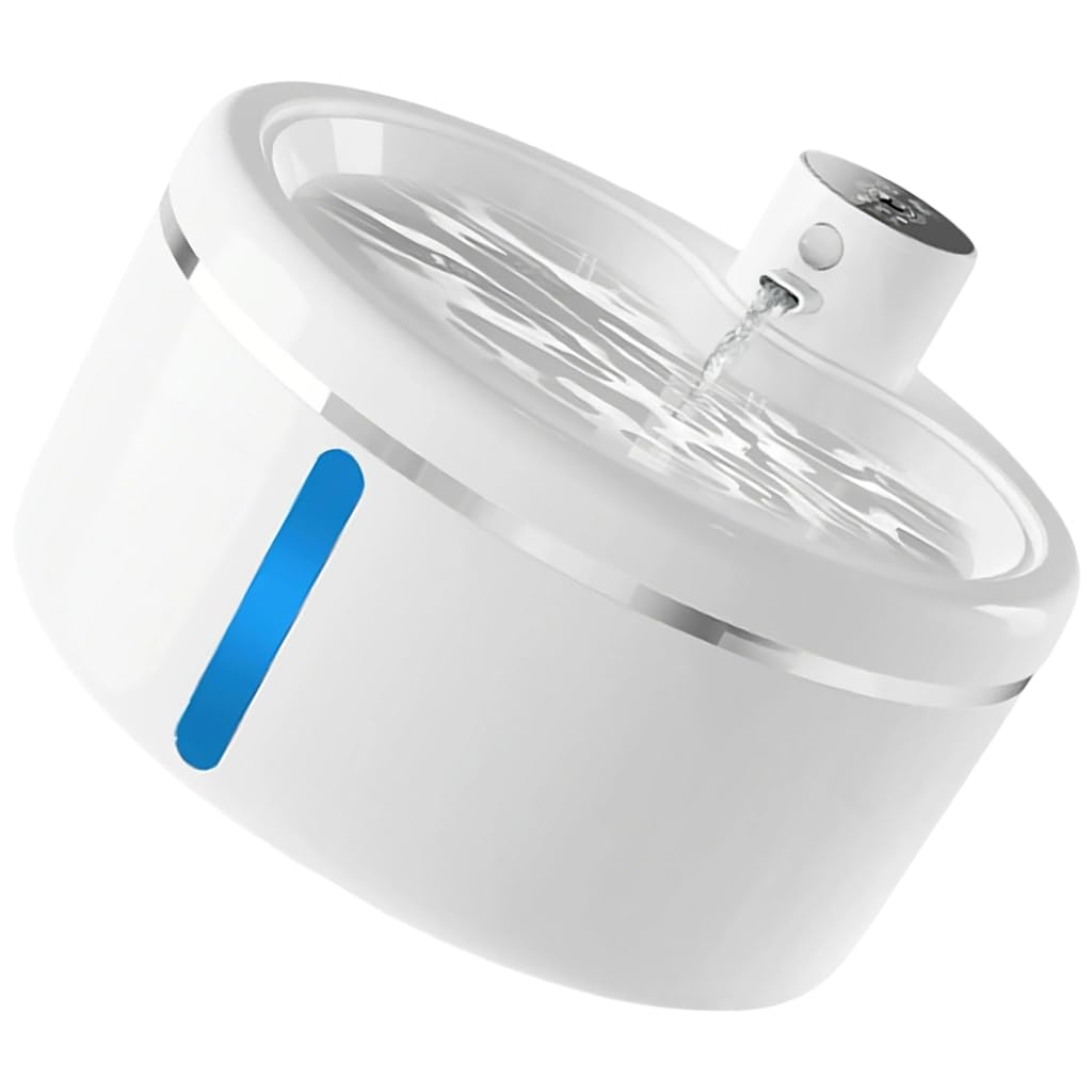Dispenser d'acqua per gatti, silenzioso, automatico, per animali domestici, per animali domestici, facile da pulire, sano