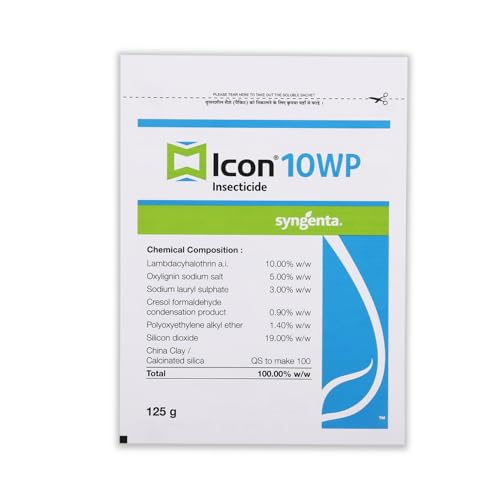 Syngenta Icon 10WP For The Control Of Mosquitoes, Cockroaches And Houseflies - 125gm, Pack of 1
