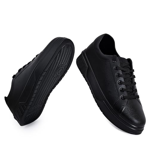 Image of Impakto Men's Sneakers | Lightweight & Washable Casual Shoes | Comfortable Lace-Up Shoes, Office & Travel | Soft Cushioned Insole & Slip Resistant
