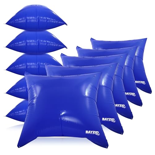 Höfer Chemie - Höfer Chemie Lot de 10 coussins d'air pour piscine, hivernage, 122 x 122 x 55 cm